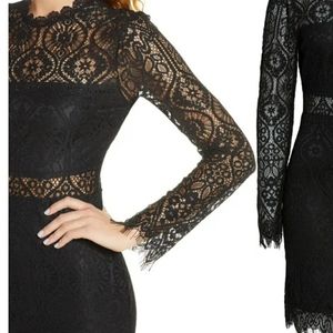 Beautiful lace black dress.